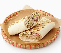 Шаверма с овощами в лаваше