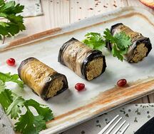 Рулетики из баклажанов с сыром