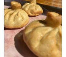 Хинкали с бараниной жареные