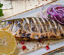 Сибас на углях