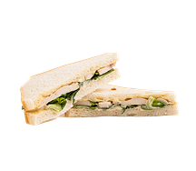 Сэндвич с курицей и соусом цезарь