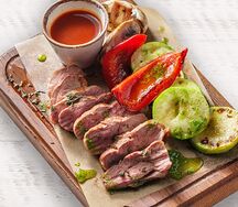 Утиное филе с овощами