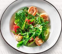 Салат Грин с креветками  