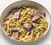 Паста с говядиной в перечном соусе