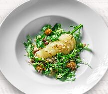 Салат с грушей и киноа 