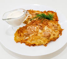 Драники со сметаной