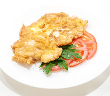 Филе куриное, жаренное в сырной корочке