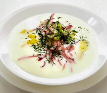 Окрошка на кефире