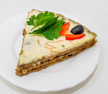 Печёночный тортик