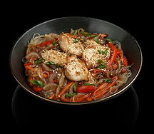 Фунчоза с курицей