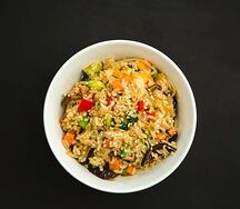 Рис с овощами вегетарианский