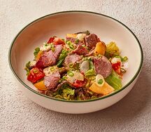 Ростбиф и печеный картофель