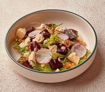 Печеная свекла и адыгейский сыр