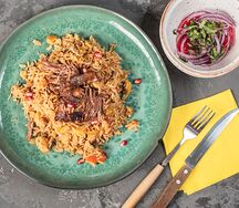 Плов с говядиной