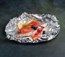 Дорадо в фольге