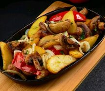 Картофель с грибами