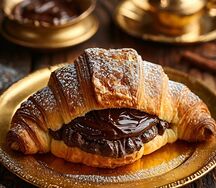 Круассан с начинкой Nutella 