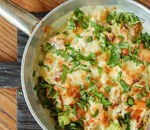 Рагу из кролика со сметаной и овощами