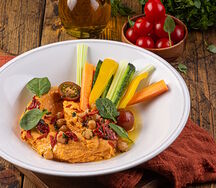 Хумус из печеного перца