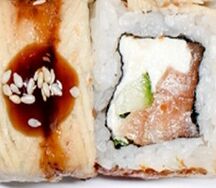 Дракон с лососем