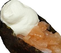 Гункан лосось сыр