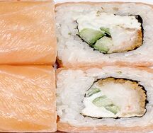 Филадельфия с жареной креветкой