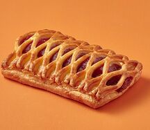 Слойка с клубникой