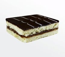 Песочная полоска со сгущенкой