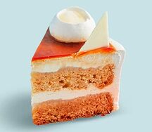 Торт груша-карамель