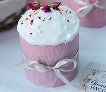 Пасхальный творожный кулич