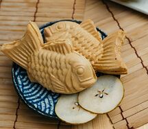 Тайяки груша в мисо карамели