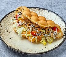 Баблс-вафля с курицей