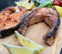 Шашлык из семги