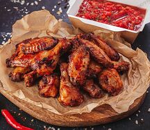 Куриные крылья на мангале