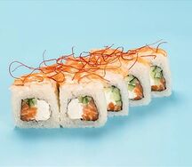 Ролл лосось-креветка