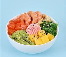 Поке Лосось-креветка Большой