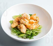 Креветки темпура в соусе пряный майо