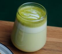 Матча-латте на кокосовом