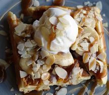 Вафля Банановая карамель