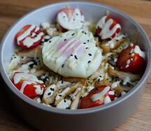 Боул с пастой птитим