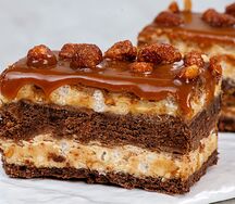 Пирожное Карамельно-ореховое