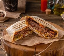 Дабл бургер в тортилье