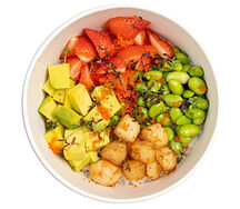 Поке боул с гребешком