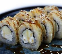 Темпурный ролл сливочный