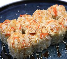 Запеченный ролл с креветкой 8 шт