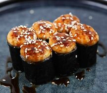 Запеченный ролл Кавай с лососем