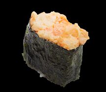 Гункан с креветкой