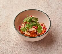 Баклажаны, фаршированные курицей и креветкой