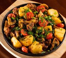 Жаркое с курицей