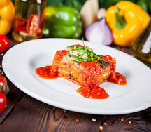 Лазанья с цыпленком